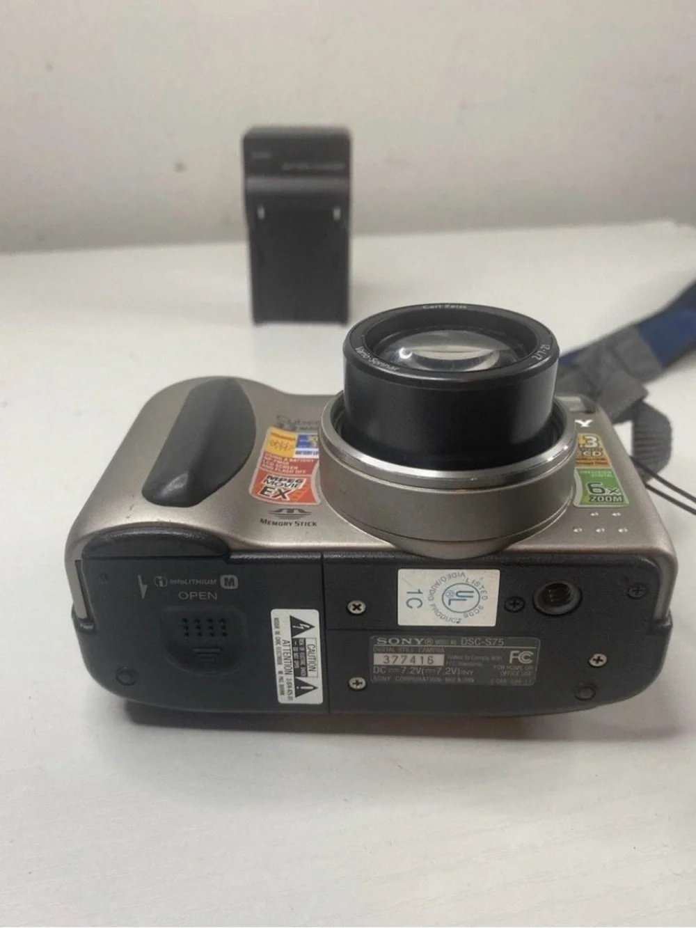 Sony Cyber-shot Silver Digital Camera with Charger